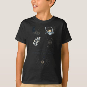 Peaceful Night Moonlight Uplift_ Insred Gentle Art T-Shirt