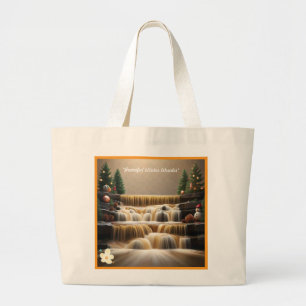 "Peaceful Night's Solace" Large Tote Bag