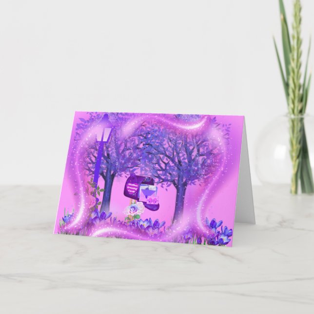 Peaceful Outdoor Nature Greeting Card (Front)