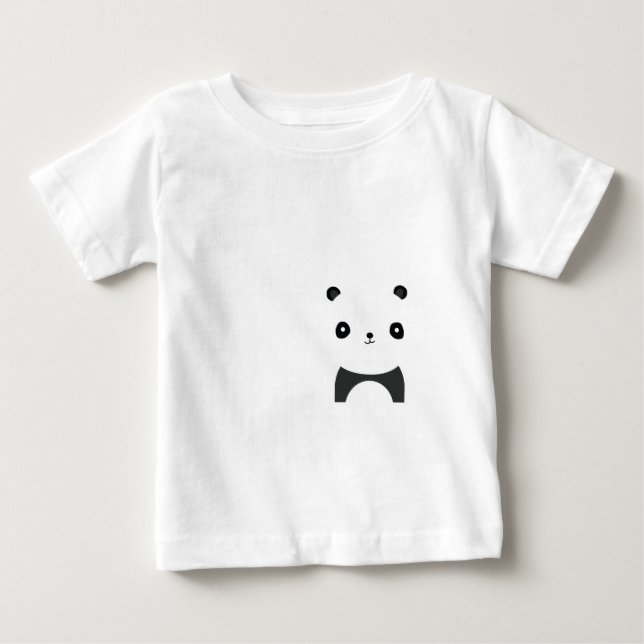 Peaceful Panda Baby T-Shirt (Front)