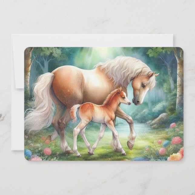 Peaceful Path - Personalised Horse Lovers Card (Front)