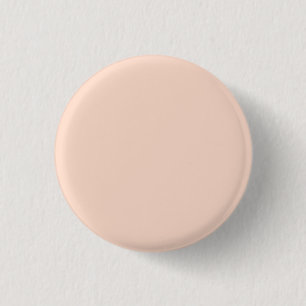 Peaceful Peach Solid Colour 3 Cm Round Badge
