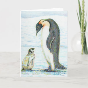 Peaceful Penguin Greeting Card