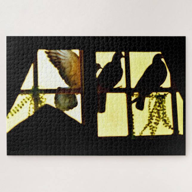 Peaceful Pigeons Jigsaw Puzzle (Horizontal)