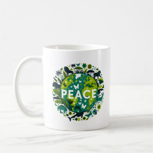 Peaceful Planet - Saving the Environment Coffee Mug