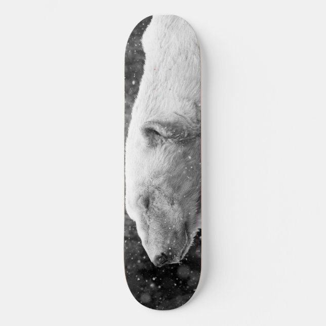 Peaceful Polar Bear Skateboard (Front)