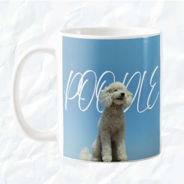 Peaceful Poodle | Blue Sky Look-Up Mug (Creator Uploaded)