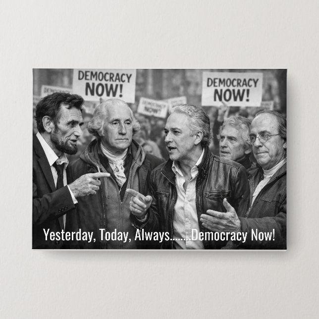 Peaceful Protest Button (Front)