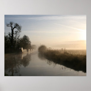 Peaceful Relaxation Early Morning Sunrise Poster