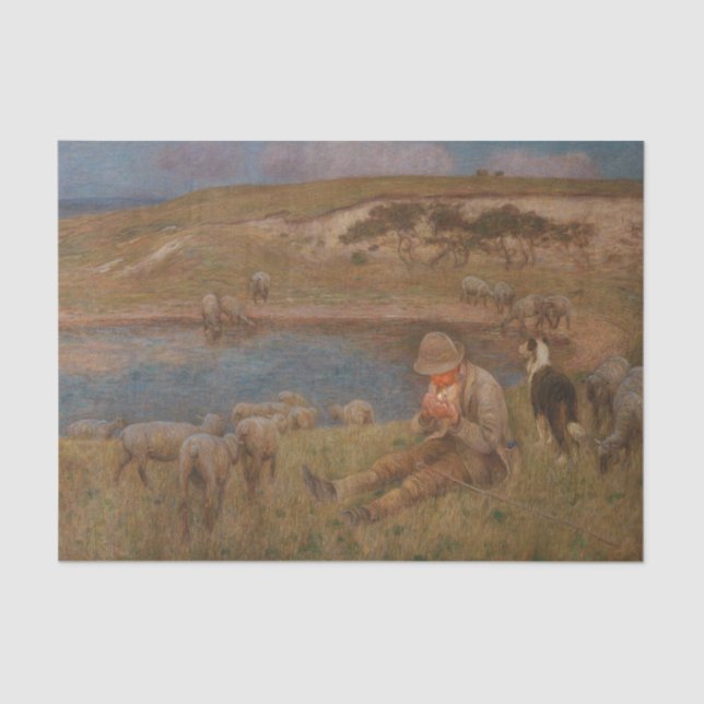 Peaceful Rest by Edward Stott Tissue Paper (Front)