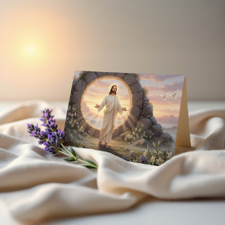 Peaceful Resurrection Of Jesus Christ Card