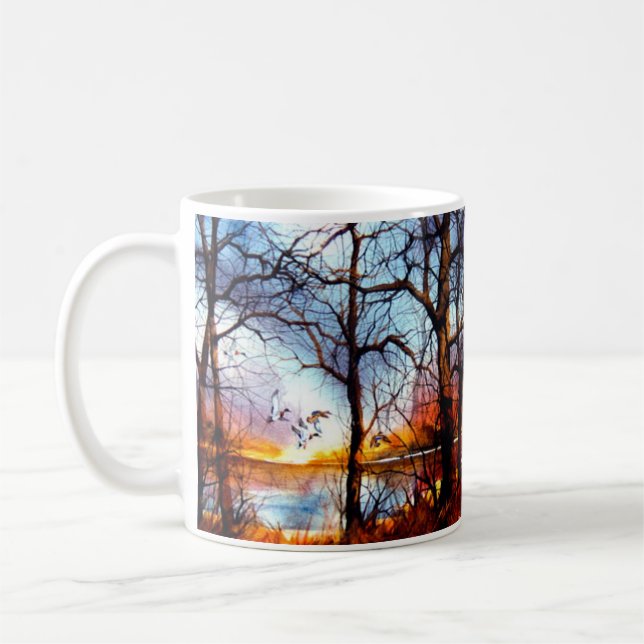 Peaceful Retreat Coffee Mug (Left)