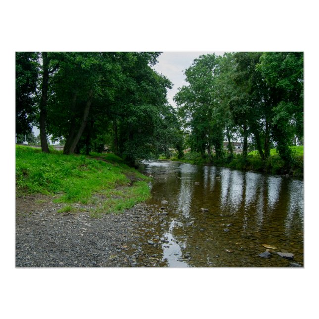 Peaceful River Elwy Shores in St. Asaph Poster (Front)