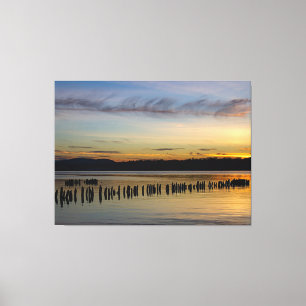 Peaceful River Scene Canvas Print