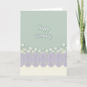Peaceful Sage Floral Card