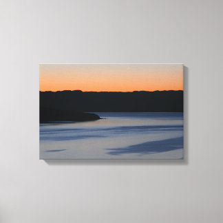 Peaceful Seas Loch Slapin Isle of Skye Canvas Print