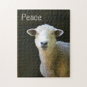 Peaceful Sheep Jigsaw Puzzle
