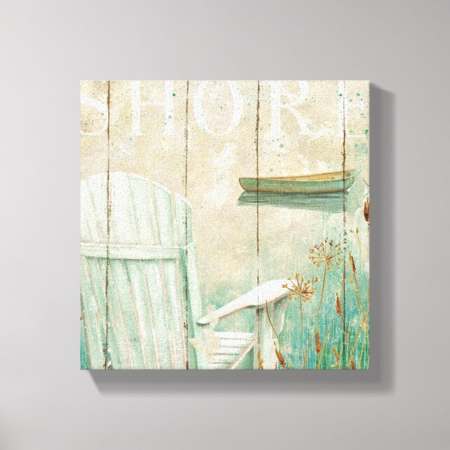 Peaceful Shore Canvas Print (Front)