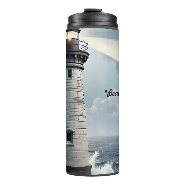 "Peaceful Shoreline" Thermal Tumbler (Front)