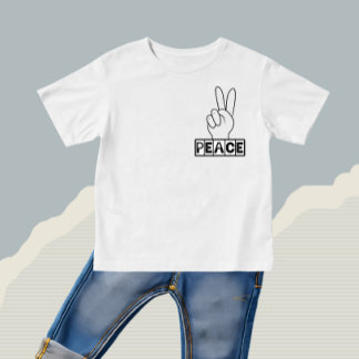 Peaceful sign baby T-Shirt