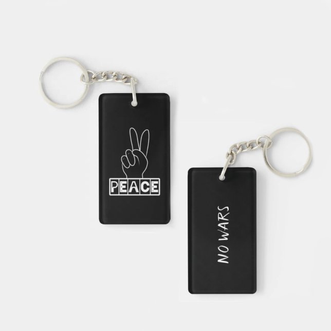 Peaceful sign key ring (Creator Uploaded)