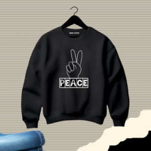 Peaceful sign sweatshirt
