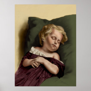"Peaceful Sleep" Vintage Poster