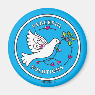 Peaceful Solutions 2_Round Magnet 2.25"