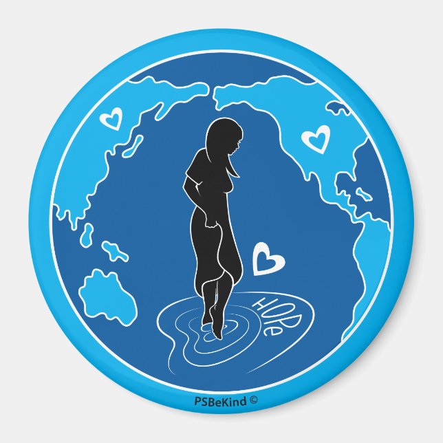 Peaceful Solutions_Round Magnet 3" (Front)