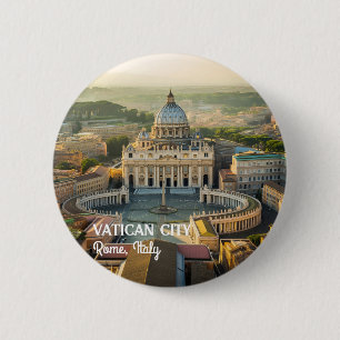 Peaceful Spots in Vatican City, Italy You’ll Love 6 Cm Round Badge