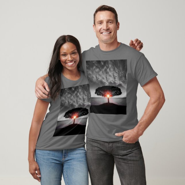 Peaceful Sunrise Sunset T-Shirt (Unisex)
