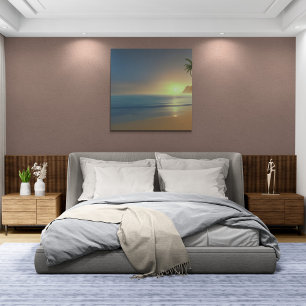 Peaceful Sunset Evening Canvas Print