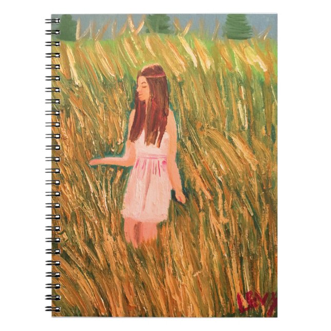 Peaceful thinking spiral notebook (Front)