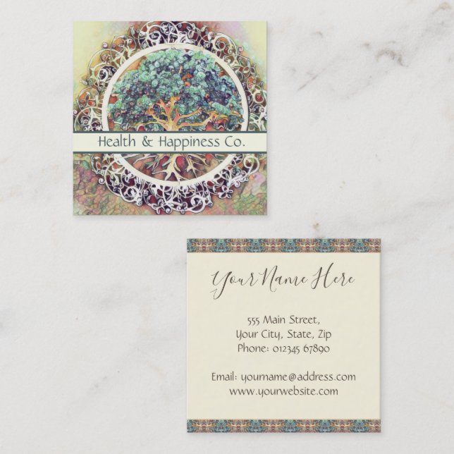 Peaceful Tree of Life Business Card (Front/Back)