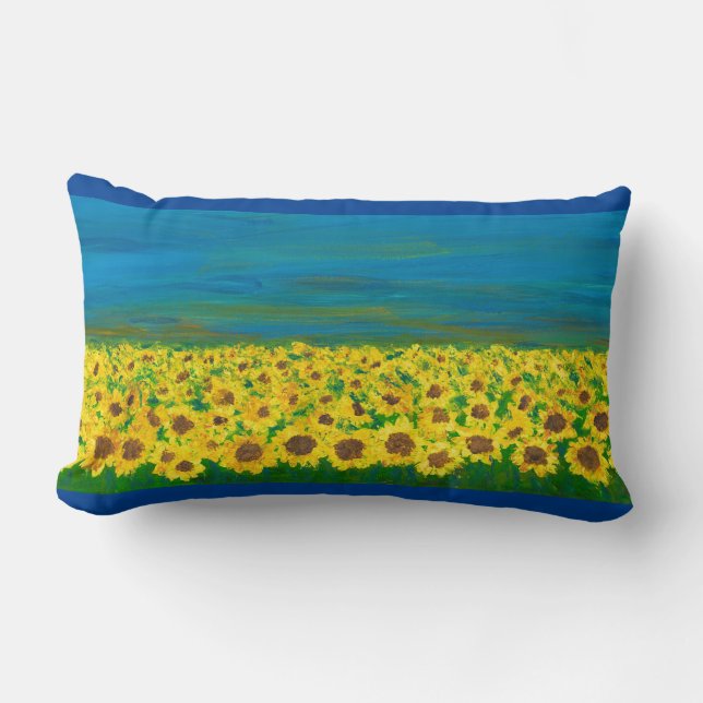 Peaceful Ukraine Art pillow (Front)