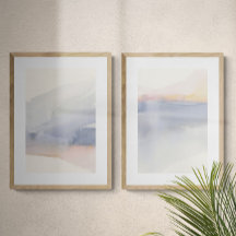 Peaceful Vibe Watercolor Ocean Painting