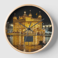 peaceful view of golden temple
