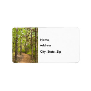 Peaceful Walk Address Label