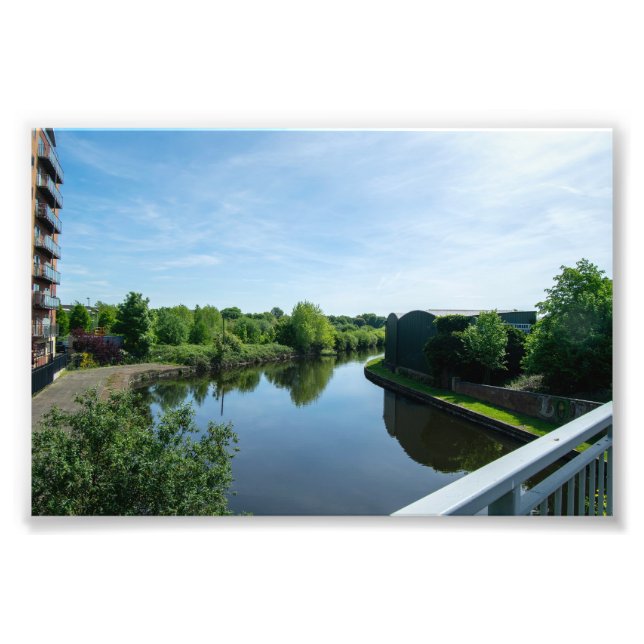 Peaceful Waterside at Wakefield Waterfront Photo Print (Front)