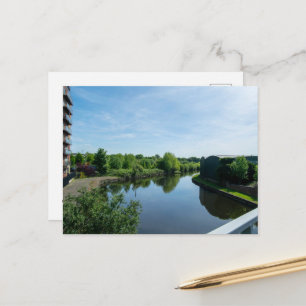 Peaceful Waterside at Wakefield Waterfront Postcard