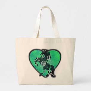 Peaceful Wild Horse! Large Tote Bag