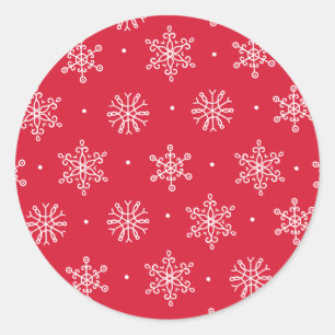 Peaceful Winter Snowflakes   Envelope Seals