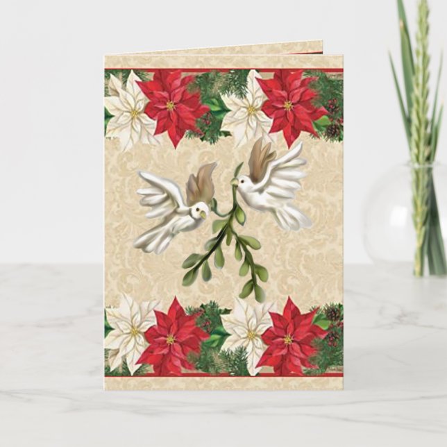 Peaceful Wishes Holiday Card (Front)