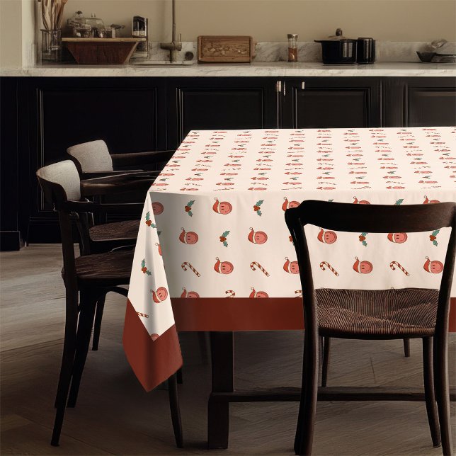 Peaceful Xmas Cloth Groovy Vintage Pastel Touch (Peaceful Xmas Cloth Groovy Vintage Pastel Touch)