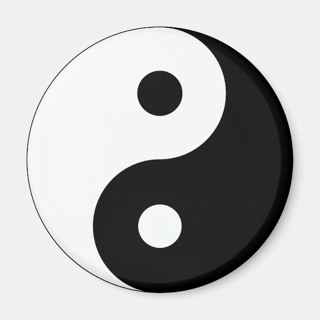 Peaceful Yin Yang Magnet (Front)