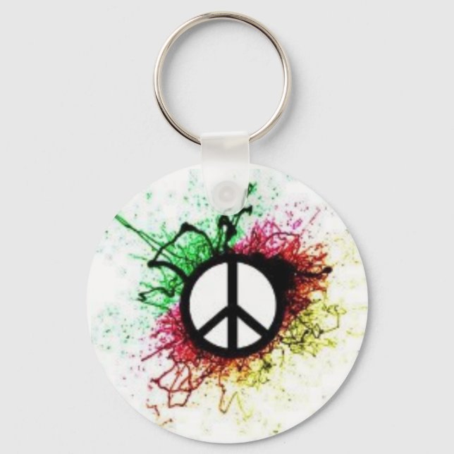 PeaceKeychain Key Ring (Front)