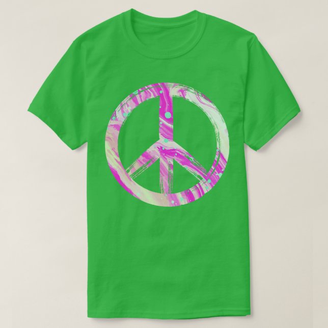 PeaceLove Hippie Gift T-Shirt (Design Front)