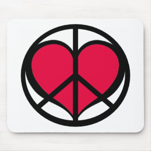 PeaceLove Mouse Pad (Front)