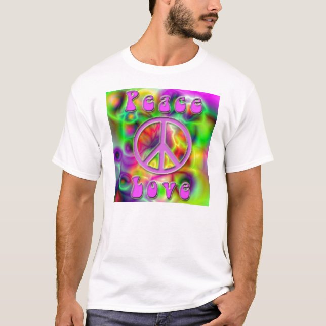 PeaceLove-tshirt T-Shirt (Front)