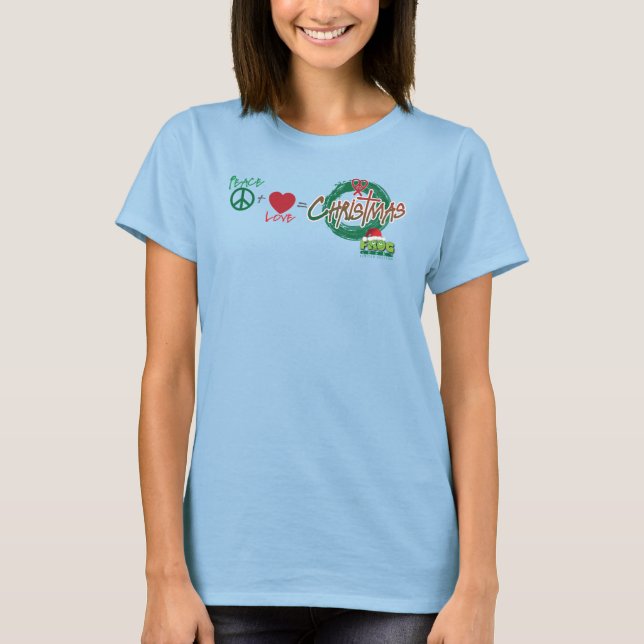 PeaceLoveChristmas T-Shirt (Front)